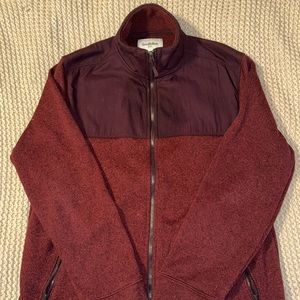 Goodfellow & Co Men’s Zip Up Fleece Jacket Large